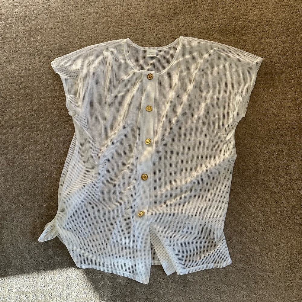 Pacific Connections mesh cover up